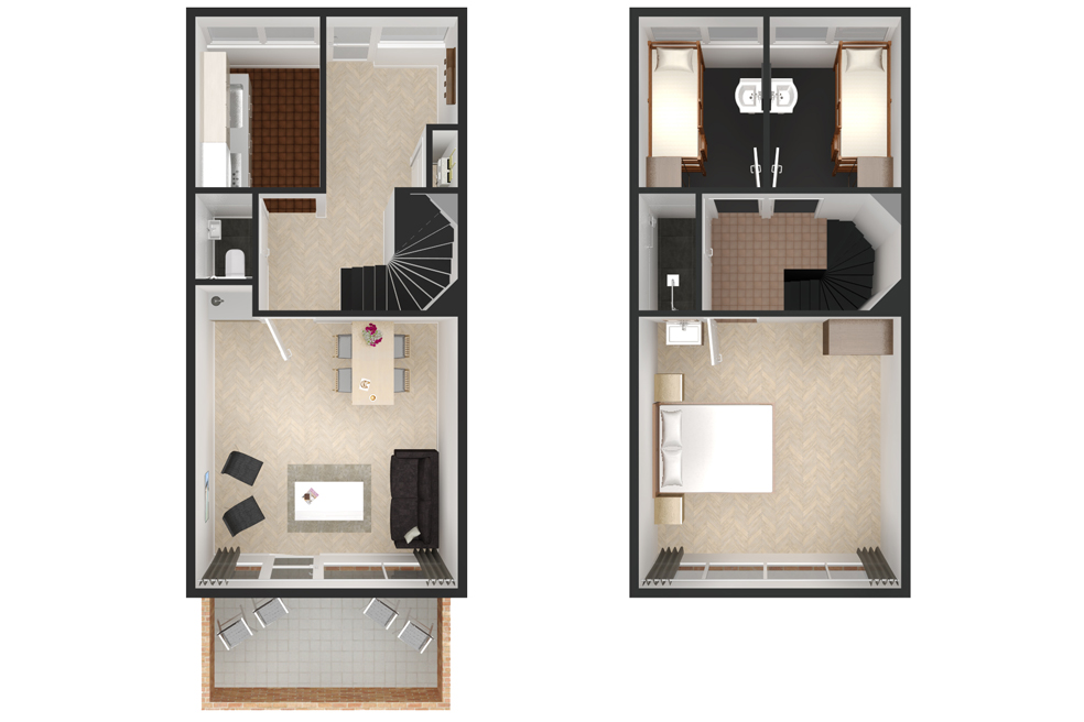 Plattegrond van appartement